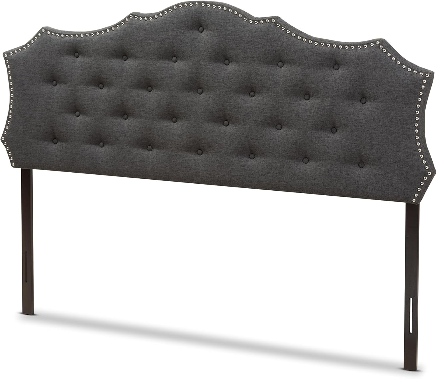 Best curved fabric upholstered headboard queen