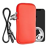 kwmobile Neoprene Phone Bag XXL - 7" - 6.9 x 3.3