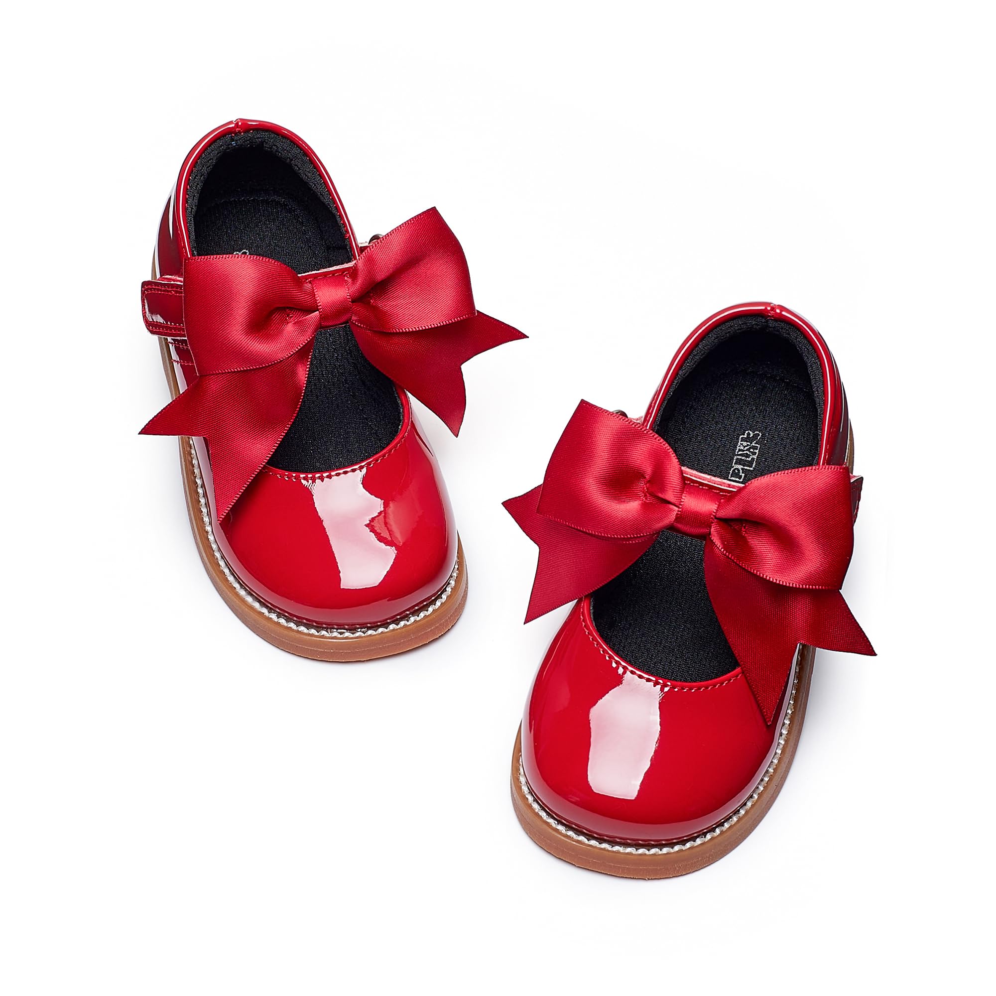 Photo 1 of see. Notes ………Kiderence Toddler Little Girls Mary Jane Dress Shoes School Oxford for Girls Red Flats Size 3M