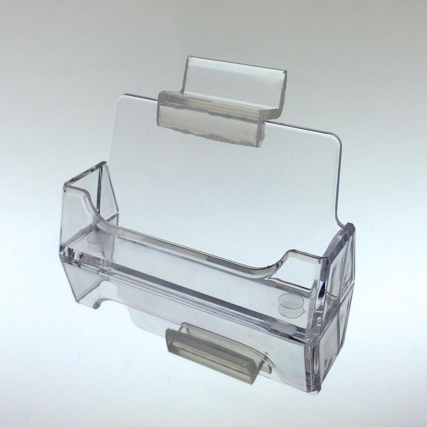 Marketing Holders 10 Pack Slatwall Business Card Holder Display Rack Desk Stand