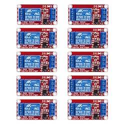 AEDIKO 10pcs Relay Module DC 12V Relay Board 1