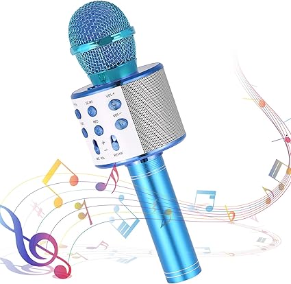Amazon Co Jp Verkstar Bluetooth Karaoke Microphone Wireless Microphone Echo Function Recordable Easy To Connect Wireless Microphone Accompany And Kamara Function Music Playback Home Karaoke Noise Canceling Compatible With Android Iphone