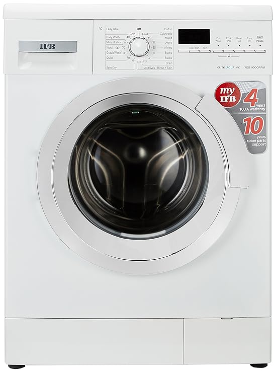 IFB 7 kg FullyAutomatic Front Loading Washing Machine (Elite Aqua VX
