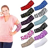 Cuffbow 12 Pcs PICC Line Reusable Sleeve Cover for Adults, Stylish | Upper Arm Breathable Cover Nursing Sleeve Protector Supplies