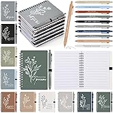Chiisong Employee Appreciation Gifts Bulk Thank You Spiral Notebook with Sticky Notes Inspirational Quotes Pen Bulk Gift for Coworker Valentine Teacher Groups Office Staff(Fresh Color,20 Sets)