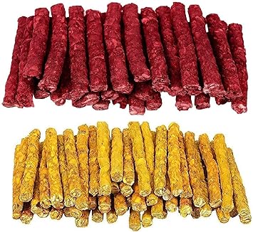 Petlicious & More Animal Feed Supplement Dog Chew Sticks Combo Offer (Chicken Flavor 1 Kg + Mutton Flavor 1 Kg)