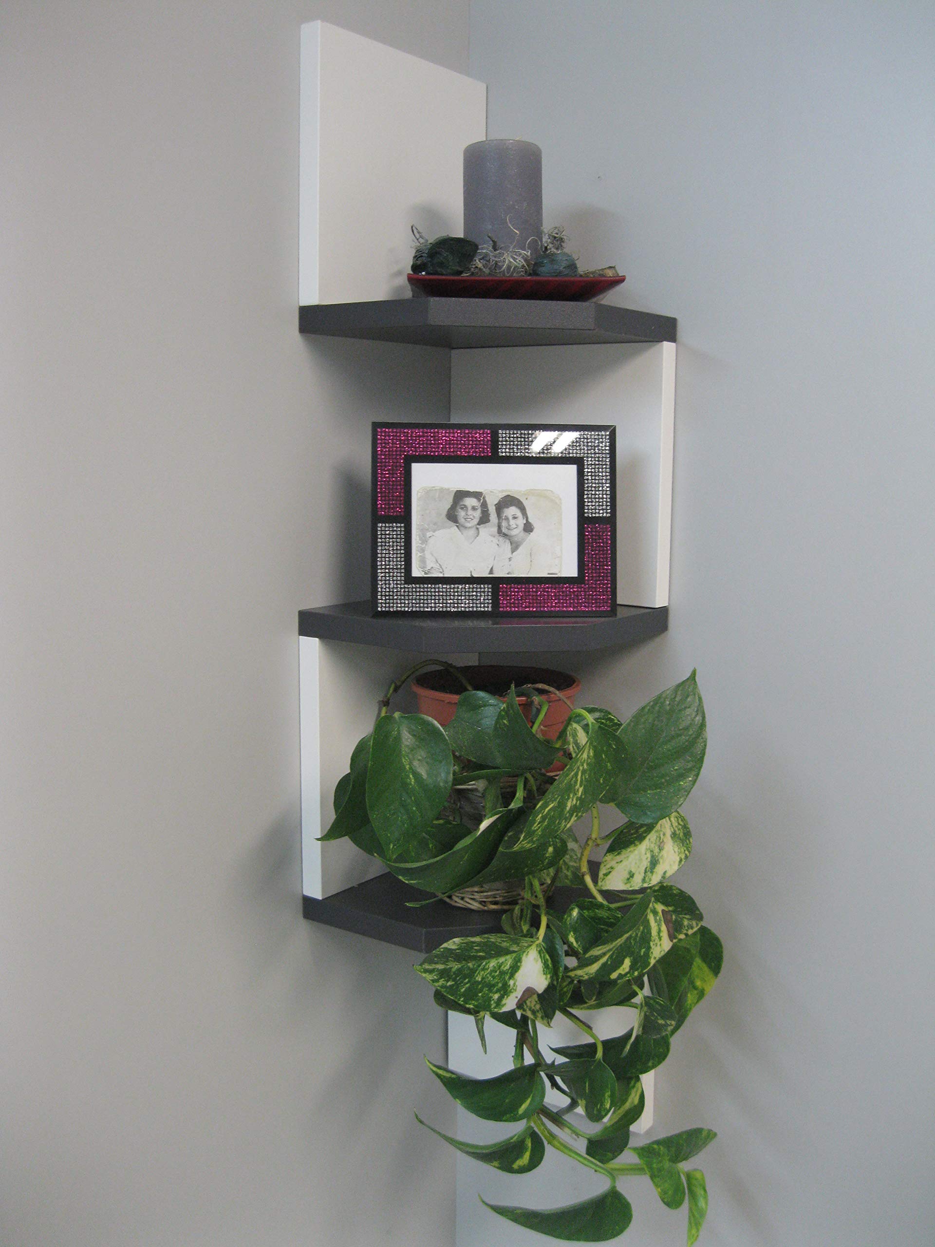 Henor-Estanteria-Rincon-Pared-Diseno-Zig-Zag-Mod20-3-Estantes-Especial-Esquinera-86x20x20-Cm-Blanco-Grafito