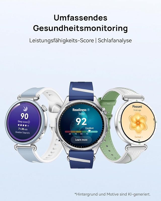 Watch GT 7 Smartwatch mit Ski- & Fahrrad-Features, 46 mm, Blau