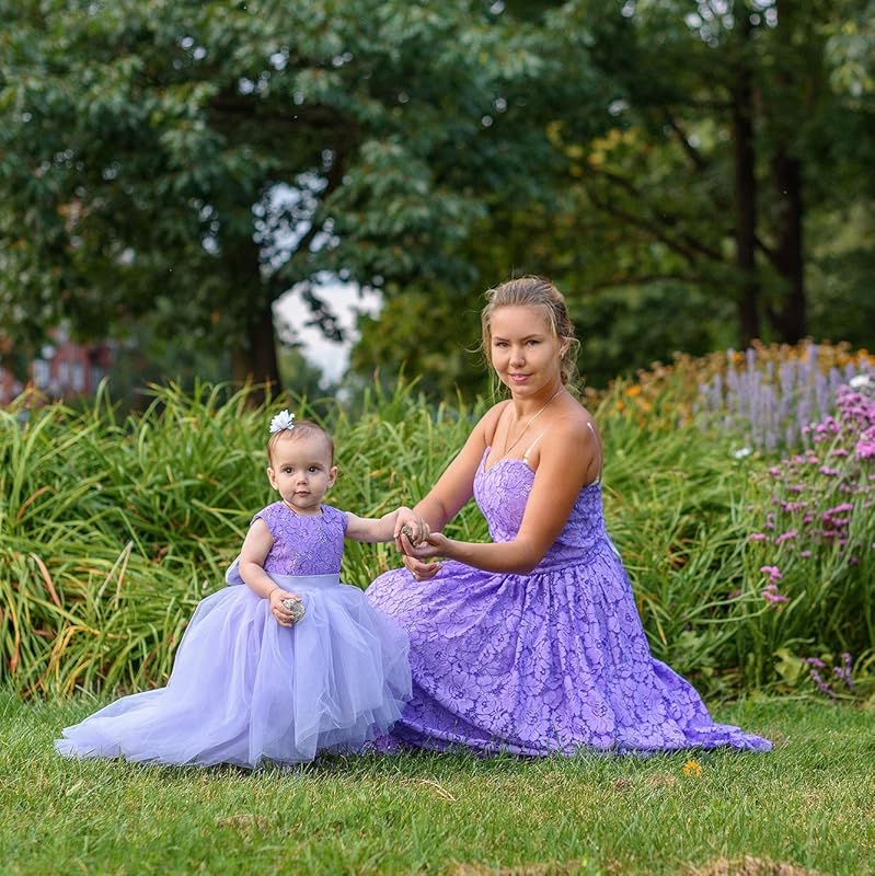 fit and flare dresses for Mommy and me Mother daughter