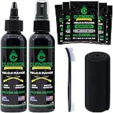 All-in-One Firearm Cleaning & Maintenance Kit – 2 CLP Bottles, Pre-Saturated Wipes, Nylon Brush & Microfiber Cloth – Safe on All Finishes – USA Made, Veteran & Law Enforcement Owned