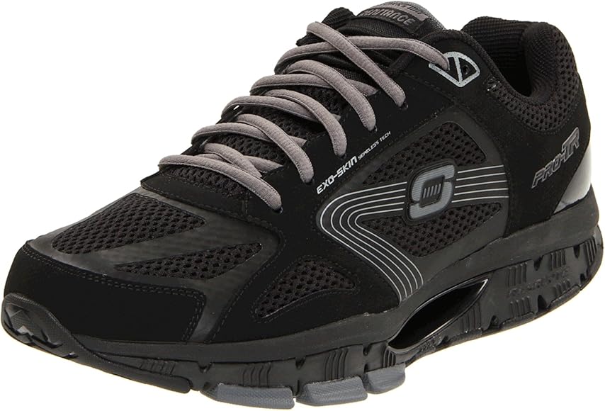 black trainers memory foam