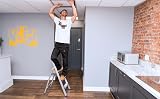 The Workplace Depot 3 Step Aluminium Ladder with Handrail 150kg view 9