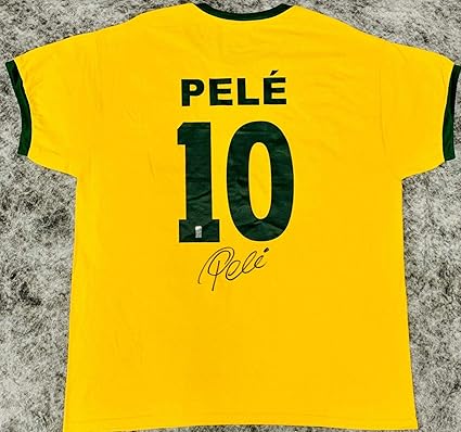 pele signed jersey