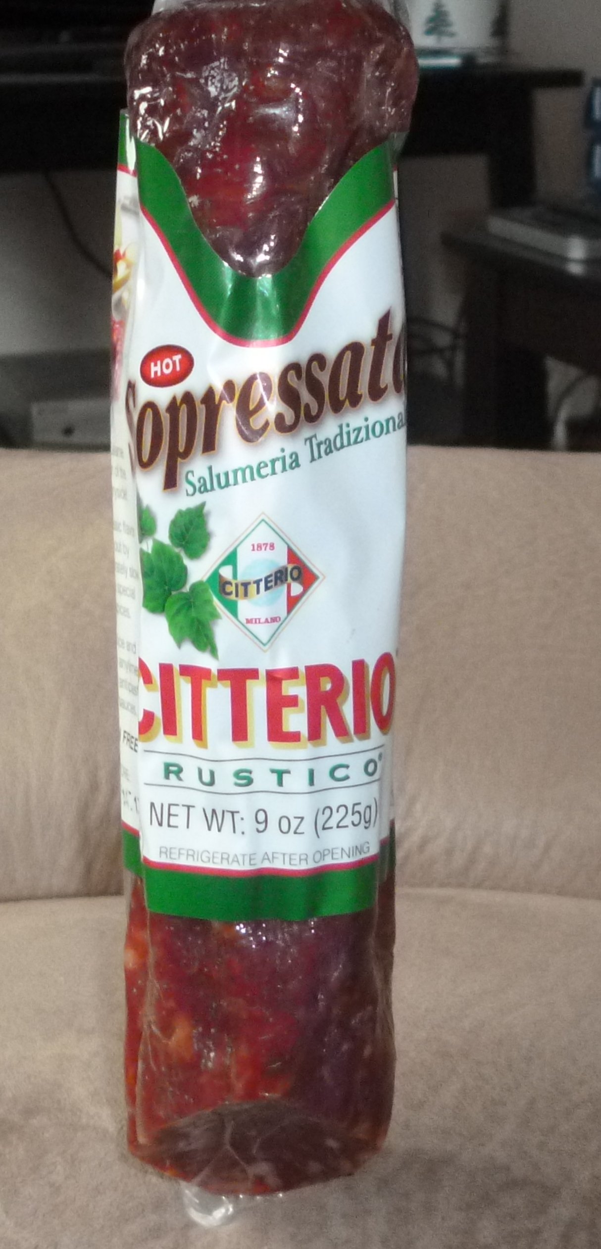 Citterio Rustico Sopressata Salami (2 Pack Chubs) Grocery