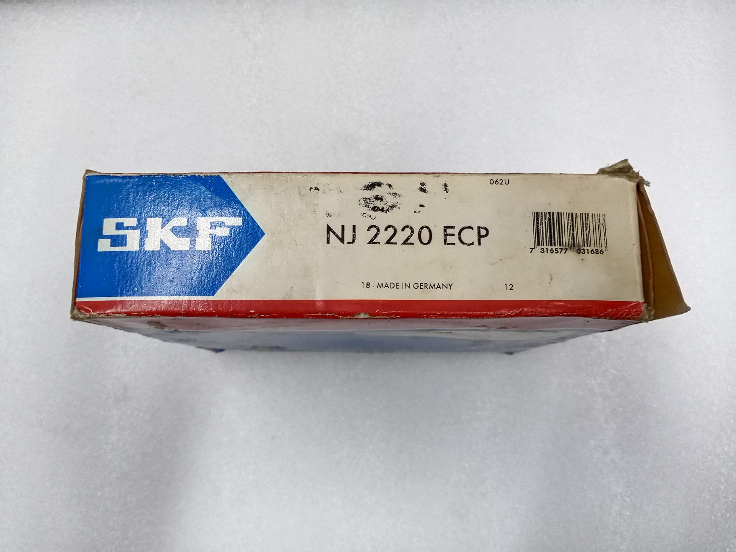 SKF Cylindrical Radial Roller Bearing, 100 ID, Bearing steel