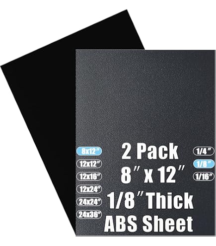 Amazon.com: ABS Plastic Sheet 1/16 Inch Thick 8