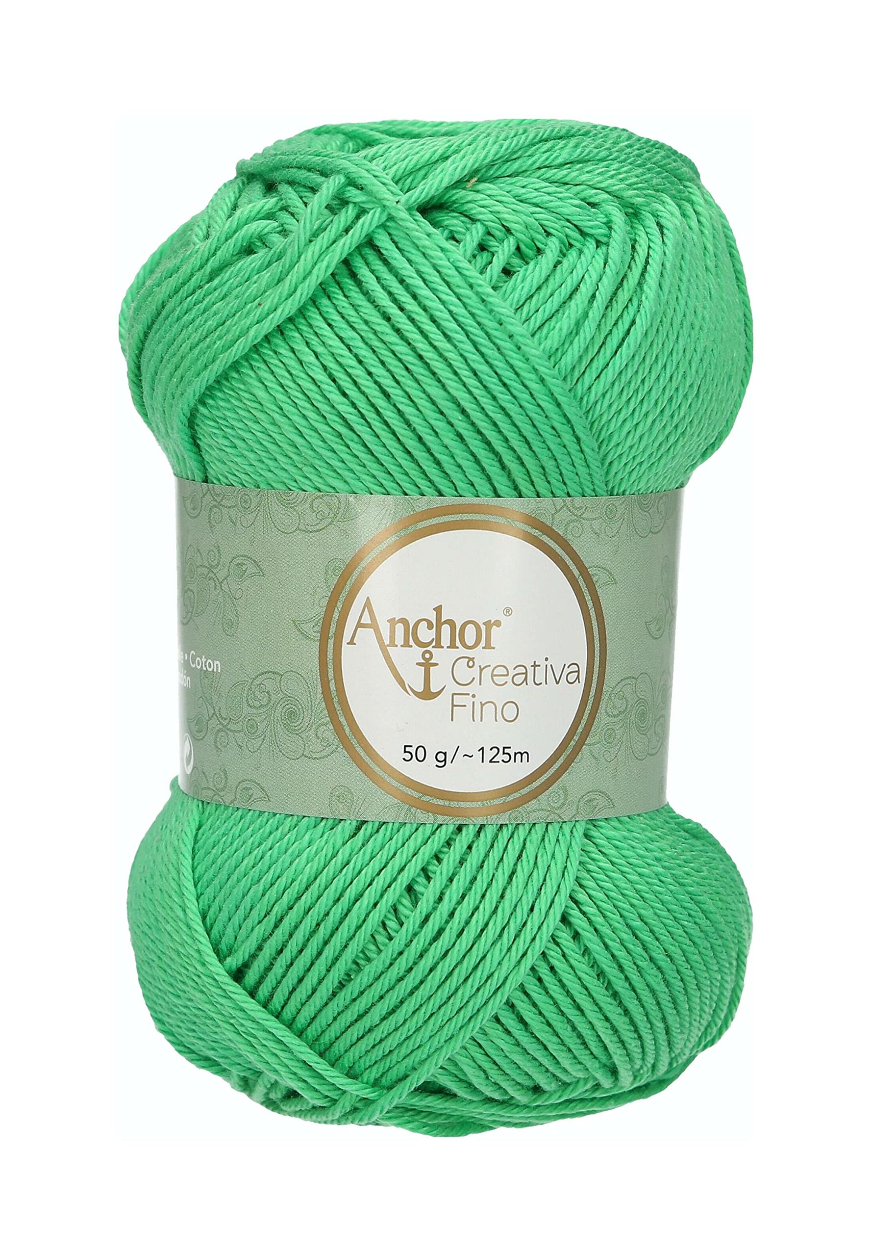 ANCHOR Creativa Fino, Thickness: 4, Packaging: 50G, Running Length: 125M 389 Crochet Threads
