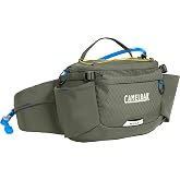 CamelBak M.U.L.E. 5 Hydration Waist Pack with 50oz Lumbar Reservoir, Stable Carry and Smart Storage for Mountain Bike and Gravel Riding, Dusty Olive 2.0