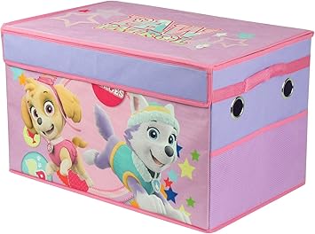 paw patrol wooden toy box