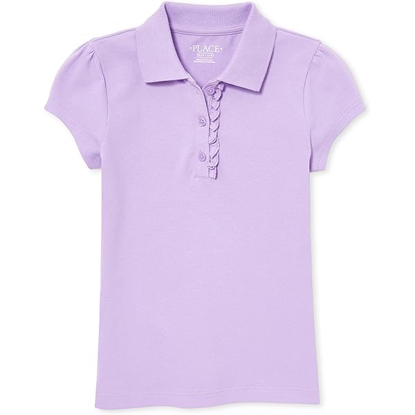 Children's Place Lavender Polo Shirt For Toddler NEW Girls