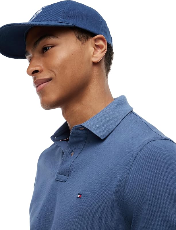 Herren Poloshirt Kurzarm 1985 Regular Fit, Blau (Aegean Sea), L
