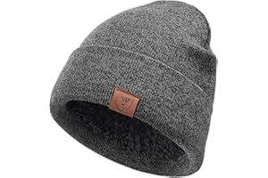 OZERO Winter Beanie Daily Hat - Thermal Polar Fleece Ski Stocking Skull Cap for Men and Women