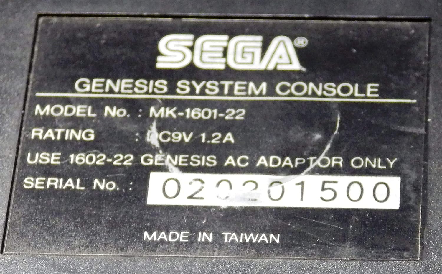 ORIGINAL SEGA GENESIS 16 BIT VIDEO GAME CONSOLE SYSTEM COMPLETE PLUG AND PLAY: Video Games