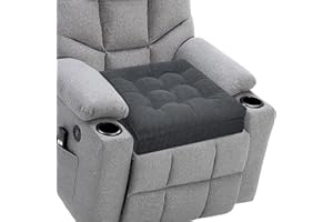 HAVARGO Recliner Cushions for Elderly, 20x20x5 Inch Thick Chair Cushion Patent Design Soft Tufted Dual Layer Booster Seat Rec