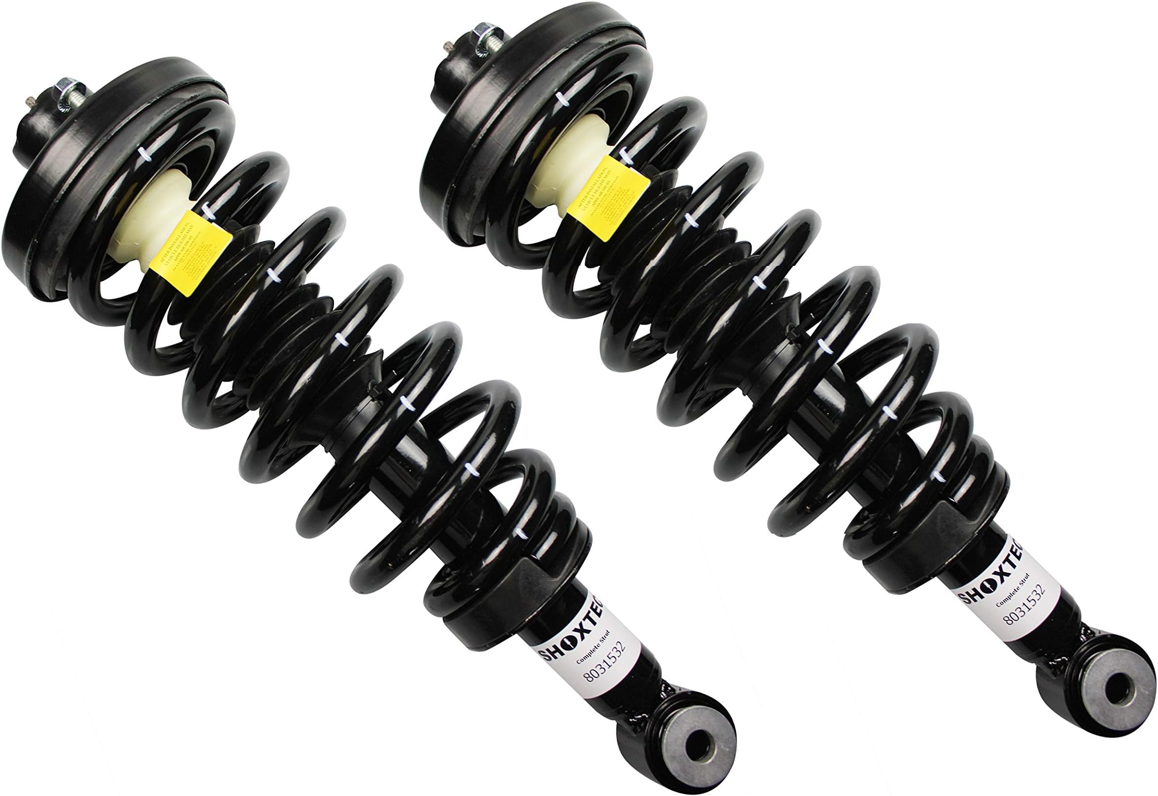 Shoxtec Rear Pair Complete Struts Assembly Shock Absorber Coil Spring Kit, Fits 2003,2004,2005,2006 Ford Expedition; 2003 2004 2005 2006 Lincoln Navigator Repl Monroe 171370) (Rear Pair)
