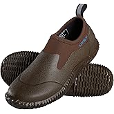UVSAI Men’s Waterproof Garden Shoes Rain Boots Slip-On Footwear for Gardening Farming Camping Lawn Care Yard Work