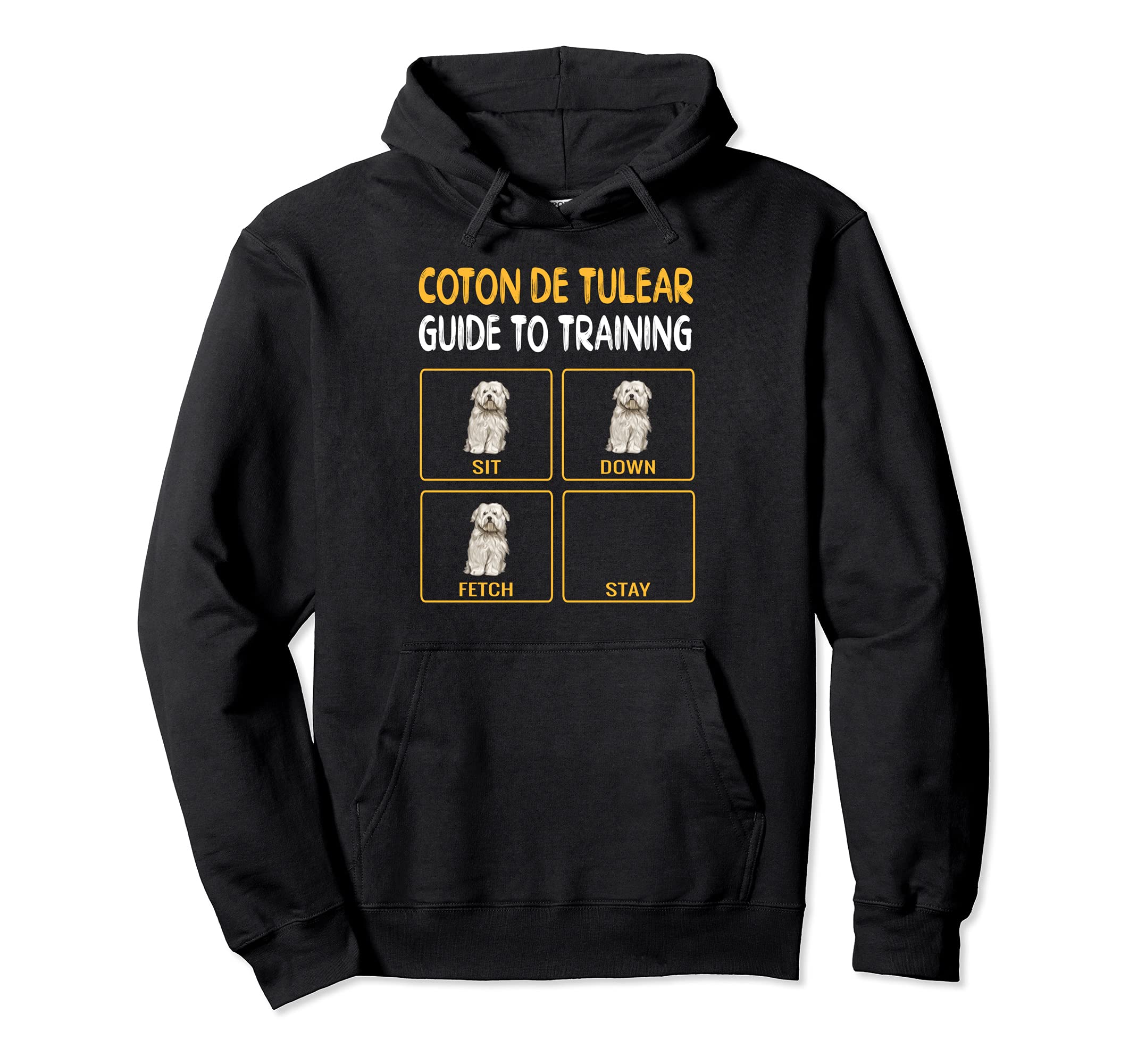 Funny Coton de Tulear Guide To Training Dog Obedience Pullover Hoodie