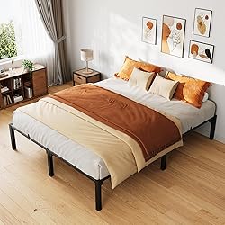 GarveeHome 14 Inch King Bed Frame, Heavy Duty Metal