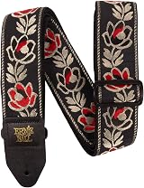 Ernie Ball Classic Jacquard Guitar Strap Noble Rose 2 Inch Polypropylene