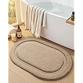 Color&Geometry Beige 19"x31" Small Bathroom Rugs, Non Slip, Absorbent, Soft, Washable Bath Rug, Thick Bath Mat, Bath Mats for Bathroom Floor, Shower, Sink, Vanity