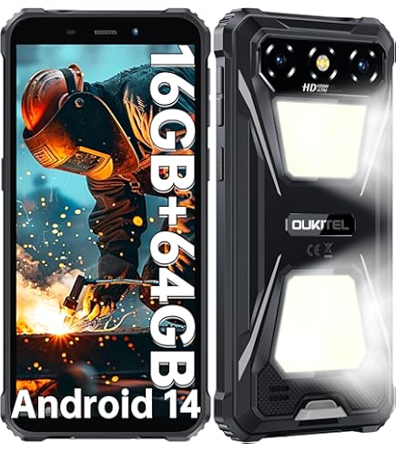 Amazon.com: OUKITEL Rugged Android 14 Phone, 64GB ROM + 128GB