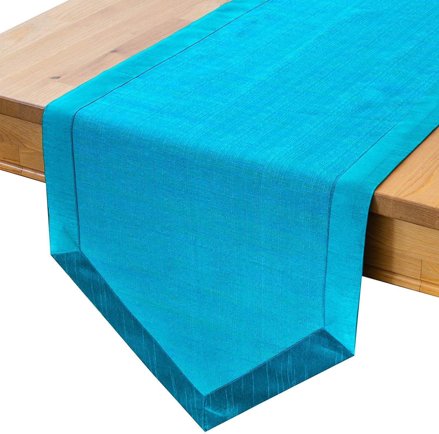 Best Coffee Table Runner Aqua Blue