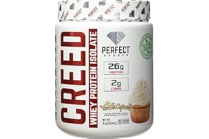 PERFECT SPORTS Creed Whey Protein Isolate Vanilla Cupcake 1lb 1 pound