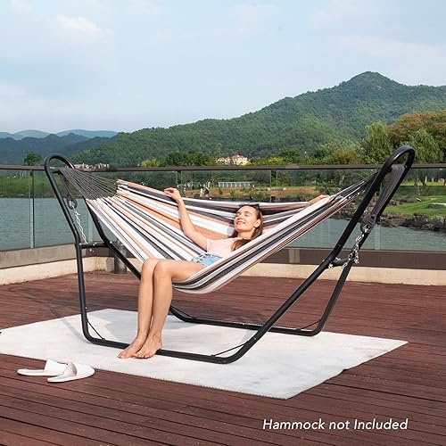 HARBOURSIDE HAMMOCKS Hammock Stand Only, Heavy Duty Steel Hammock