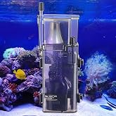 AQQA Aquarium Protein Skimmer for Saltwater Fish Tank | Nano Surface Skimmer Filter Pump 79GPH Ultra Quiet for 50-80 Gallon Tank