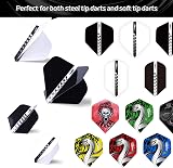 CyeeLife 180 Piece Darts Custom Fit Pack Set with Shafts Flights O-Rings view 2