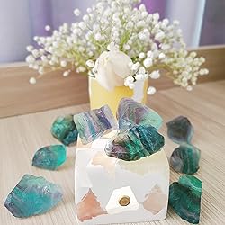 Luckeeper 0.5 lb Rough Crystals Bulk Raw Rainbow