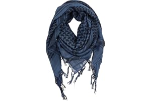 VIVIAN & VINCENT Shemagh Tactical Desert Scarf Keffiyeh Cotton Scarf Wrap for Men And Women