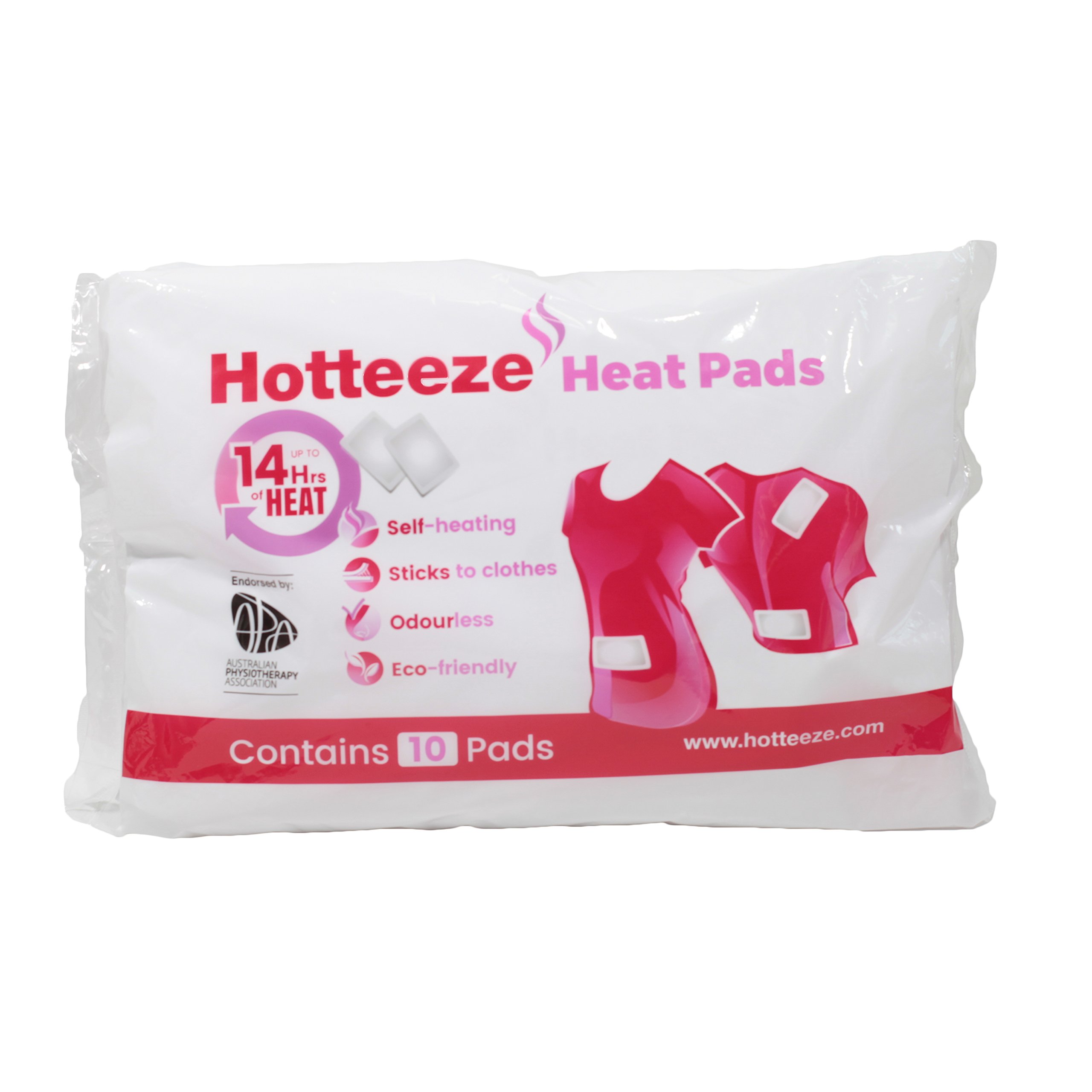 Hotteeze Eco Friendly Self Adhesive Odourless Pain Relief Heat Pads 1