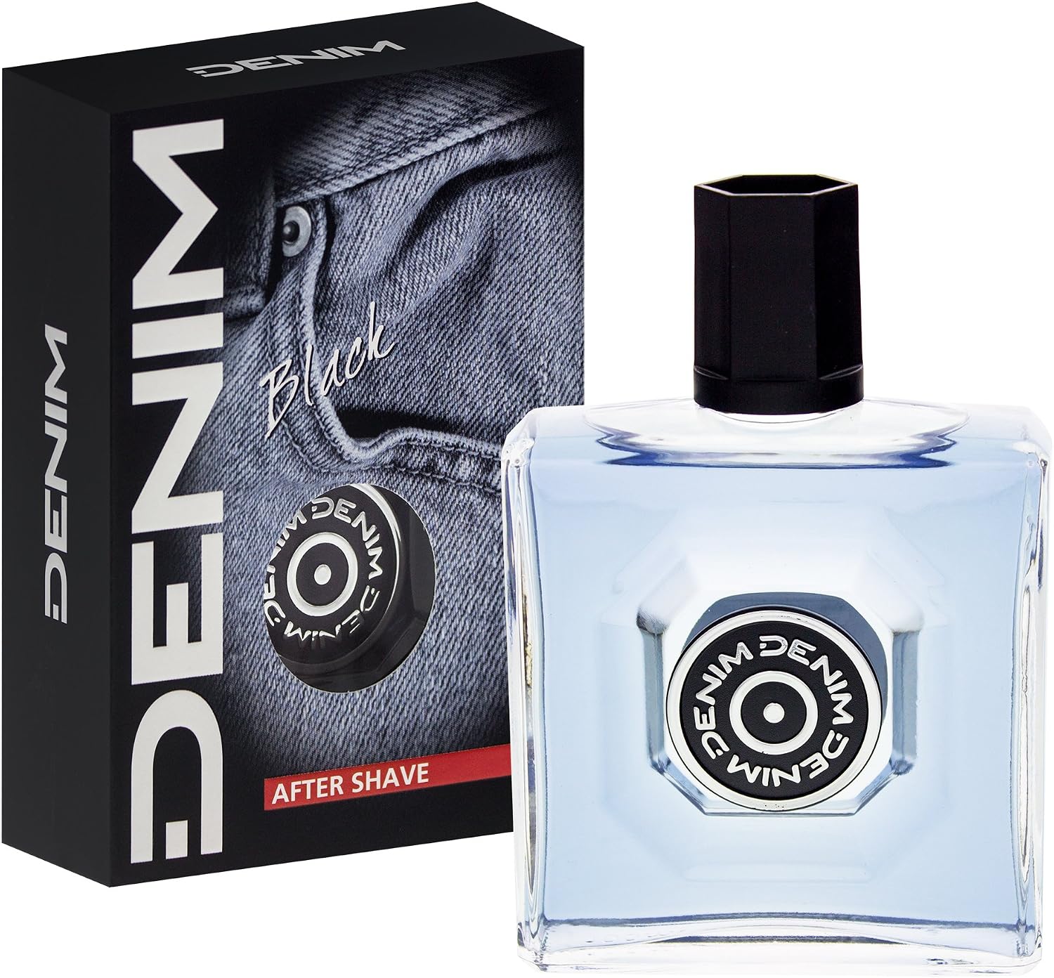 2 x Denim Black Aftershave je 100 ml by Denim, 100 ml (Pack of 2)