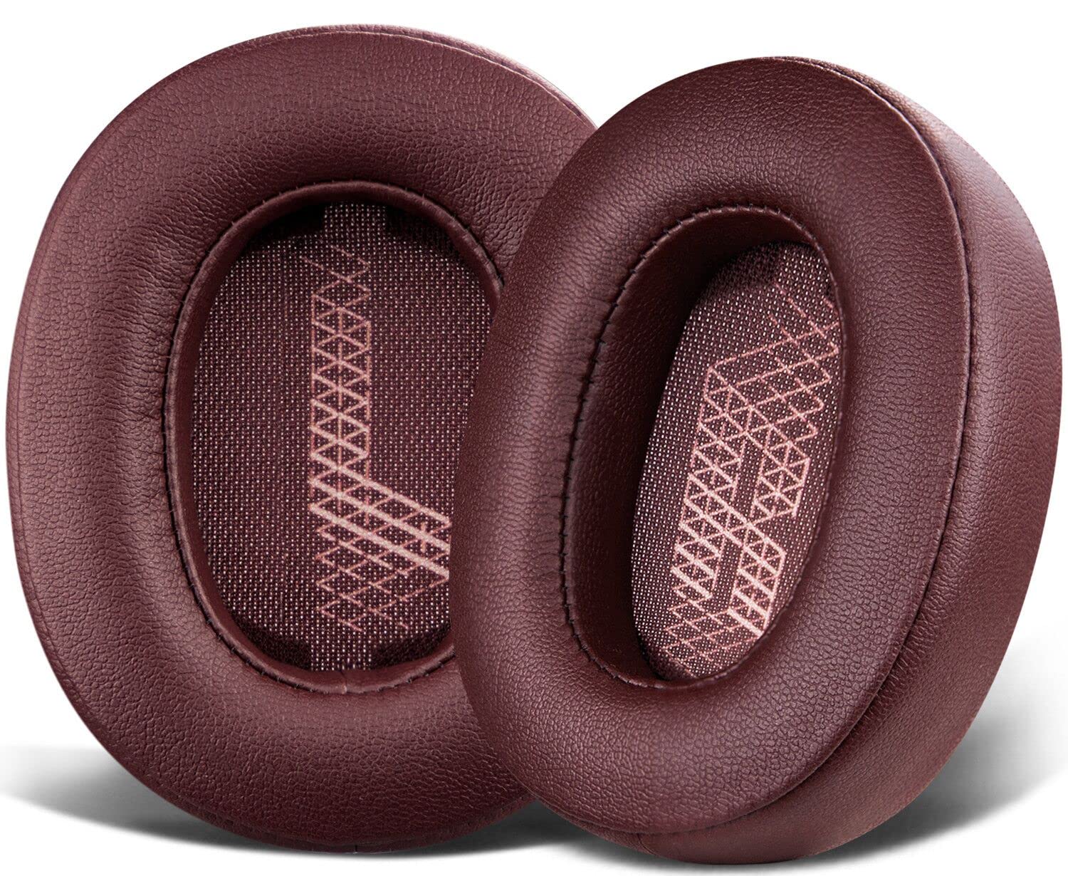 SOULWIT Professional Replacement Ear Pads for JBL Live 500BT/Live 500 BT Around-Ear Wireless Headphone, Earpads Cushions with Softer Protein Leather, Noise Isolation Foam - Red — image 1