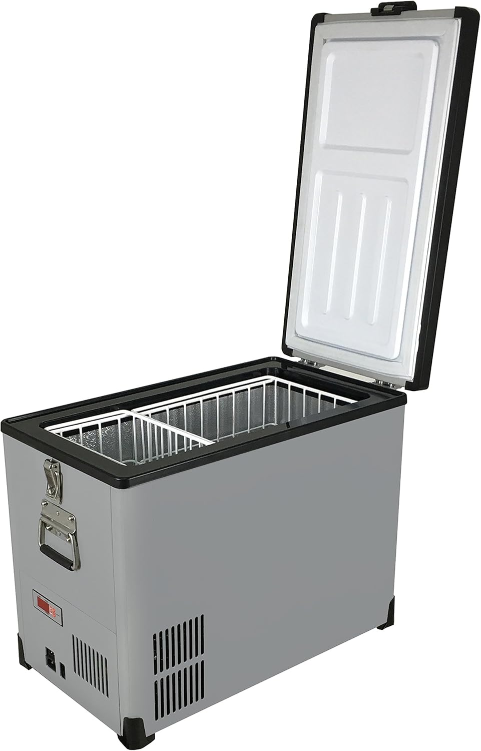 Whynter FM-452SG 45 Quart Slimfit Portable Refrigerator, AC 110V/ DC 12V True Freezer for Car, Home, Camping, RV-8°F to 50°F, One Size, Gray: Appliances