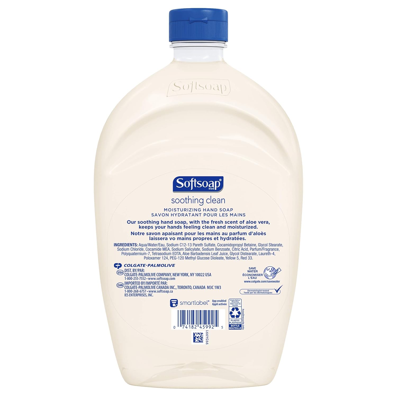 Softsoap Moisturizing Liquid Hand Soap Refill, Soothing Clean Aloe Vera - 50 fluid ounces : Beauty