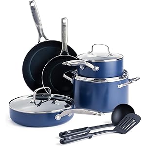Blue Diamond Cookware Diamond-Infused Ceramic cookware set