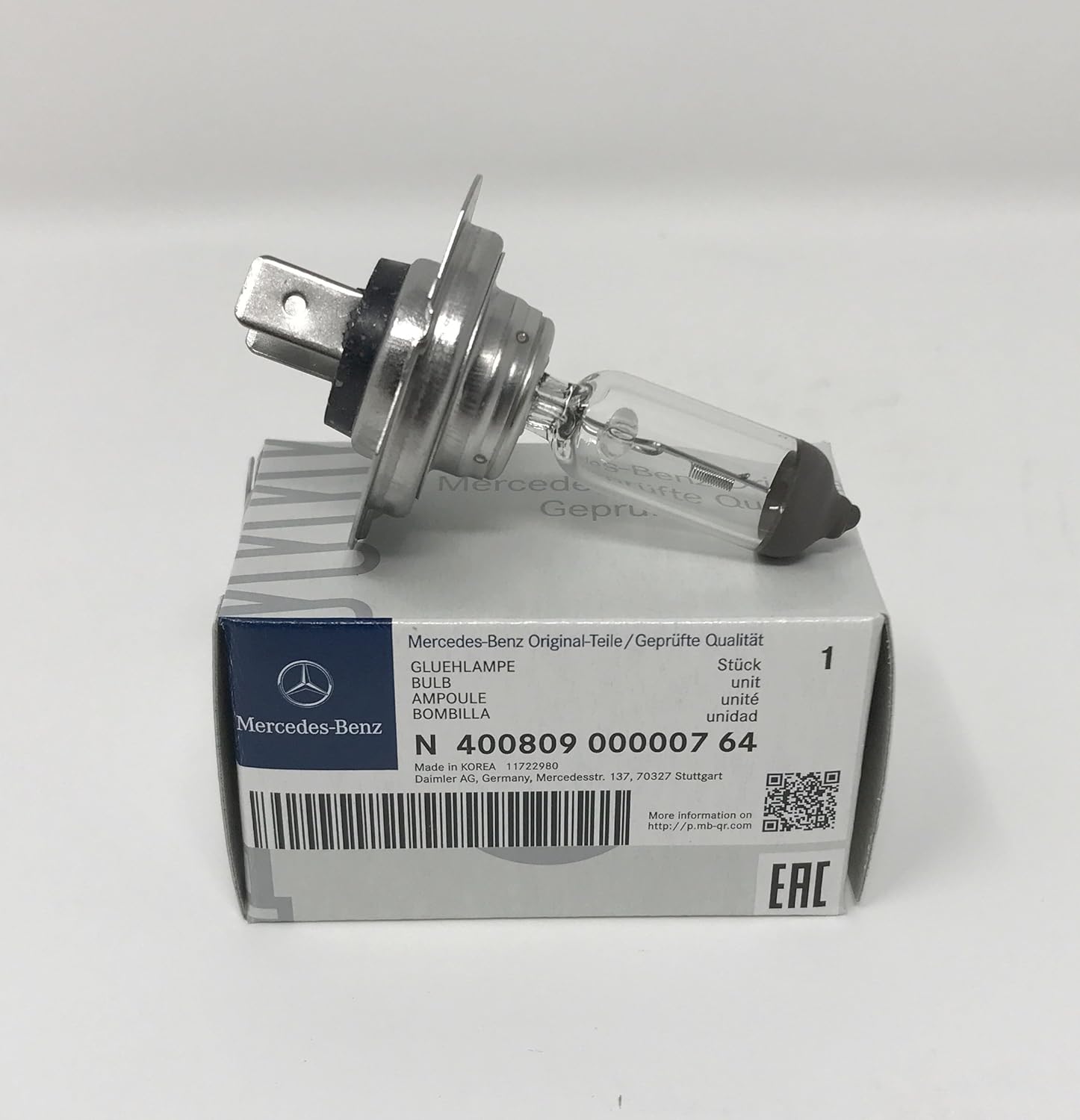 Amazon Com New Genuine Mercedes Headlight Bulb Lamp 55w Oem