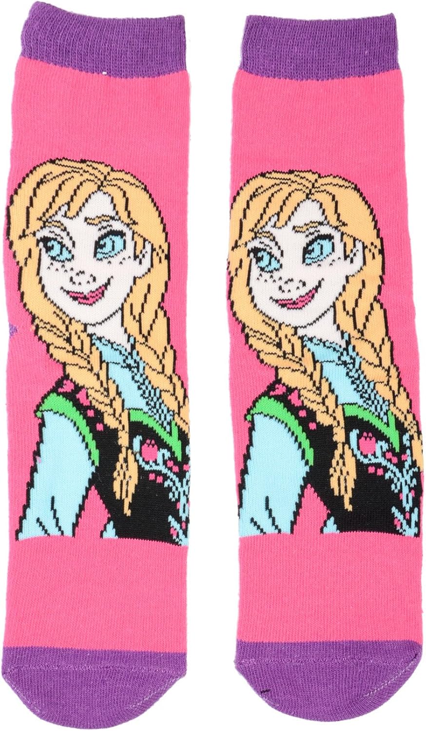 Childrens Disney Frozen Socks Anna Elsa Olaf Girls Cotton Gift Anna